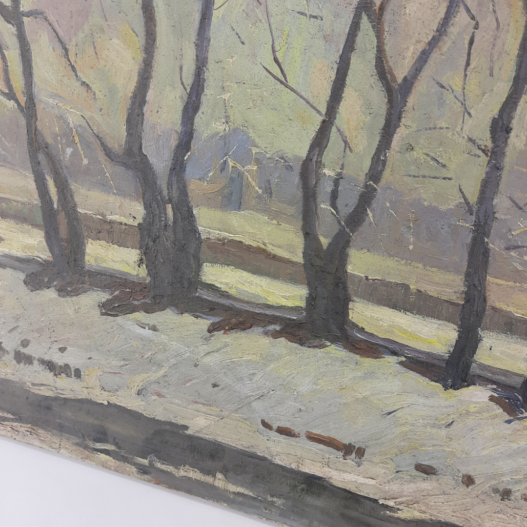 Картина-пейзаж "Ивушки над Орликом", холст, масло, 65х60 см.. Картинка 7